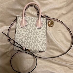 Michael Kors Pink and Off White